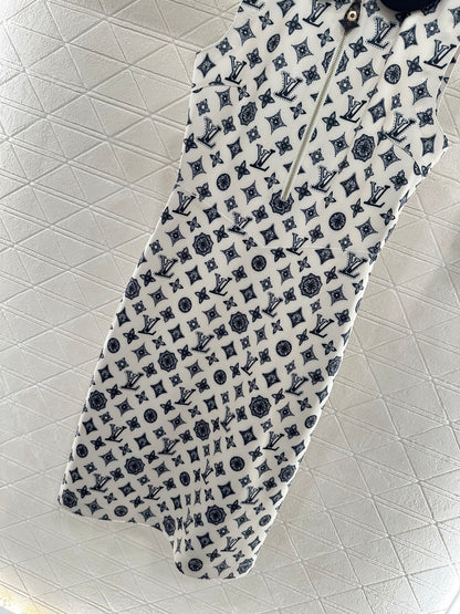 2025 new product Printed vest dress