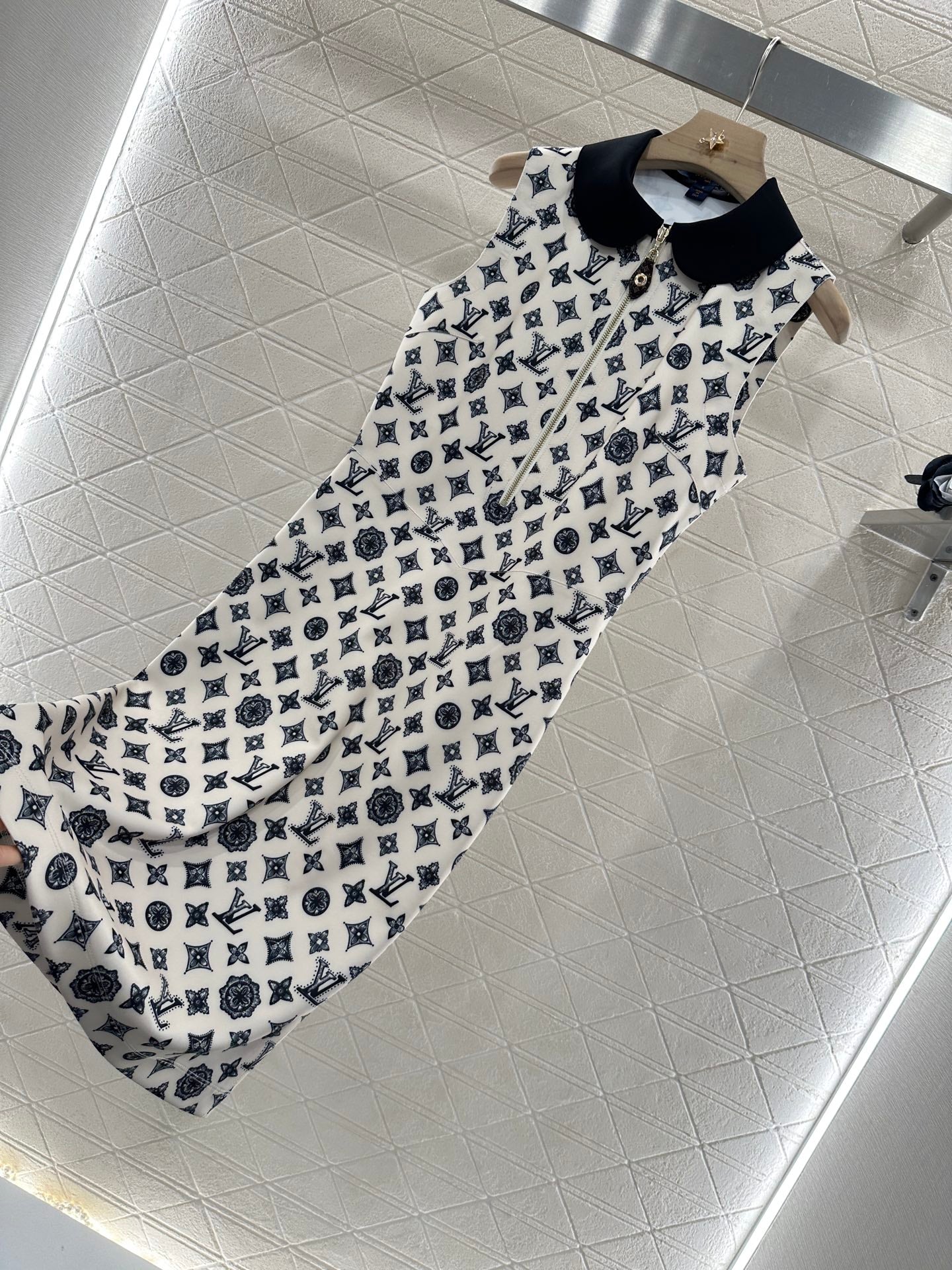 2025 new product Printed vest dress