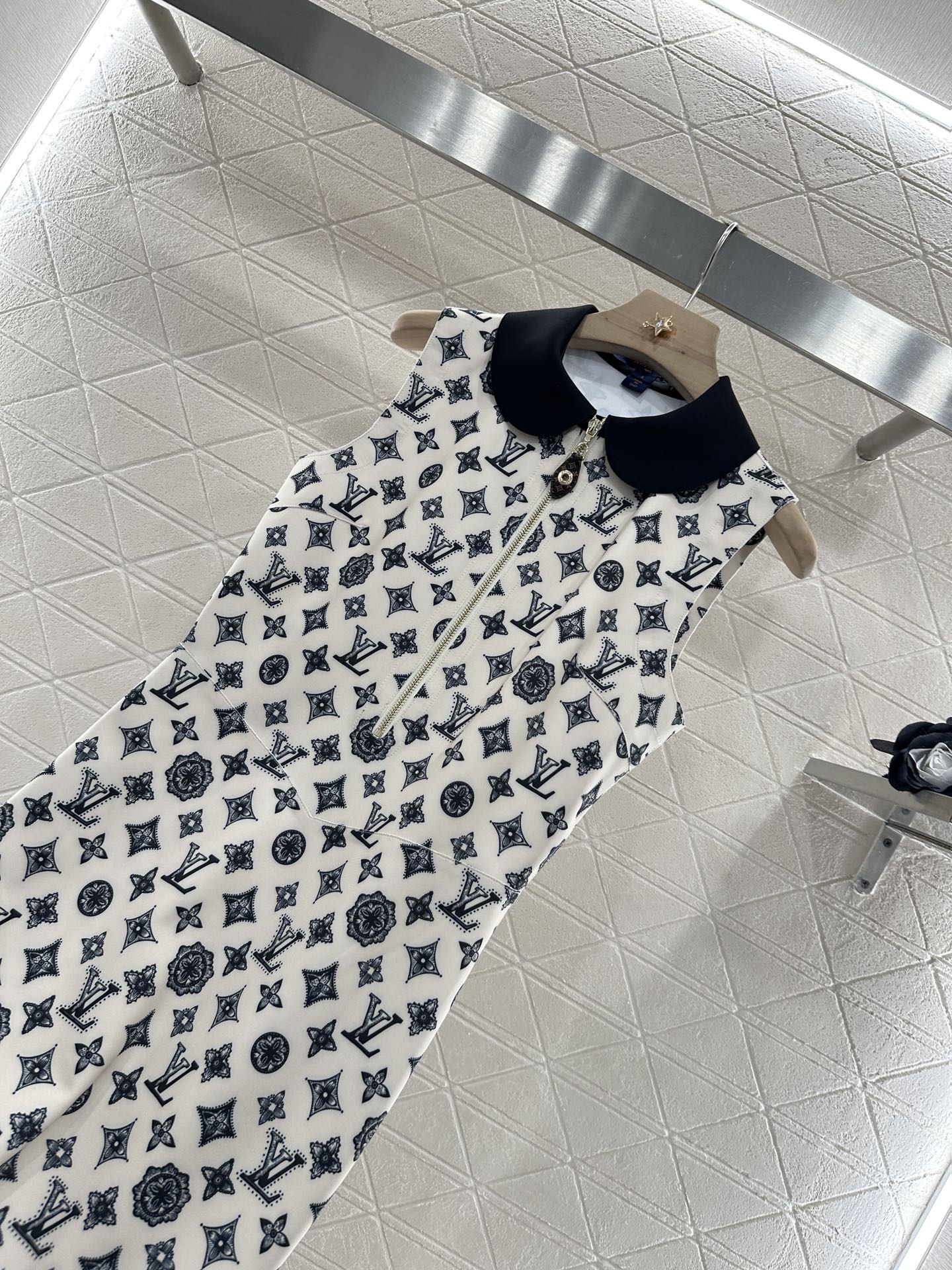 2025 new product Printed vest dress