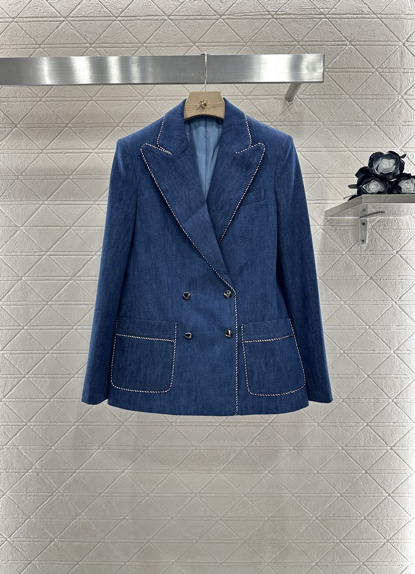 2025 new products Denim suit and trousers set