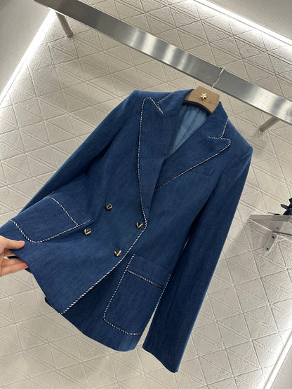 2025 new products Denim suit and trousers set