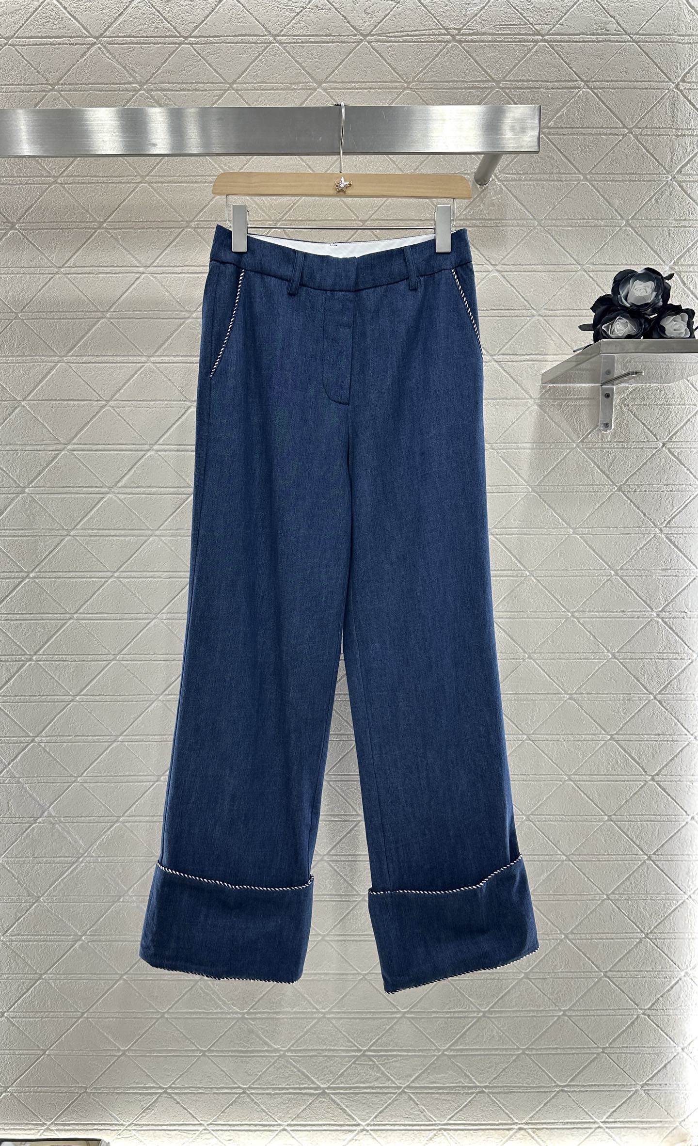 2025 new products Denim suit and trousers set