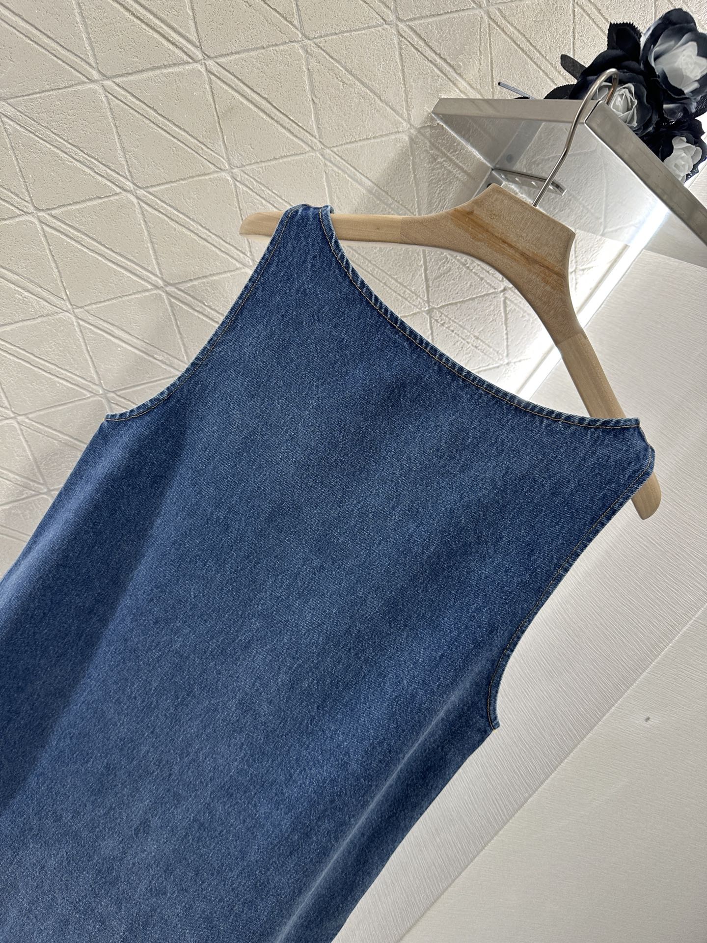 2025 new product Denim vest skirt