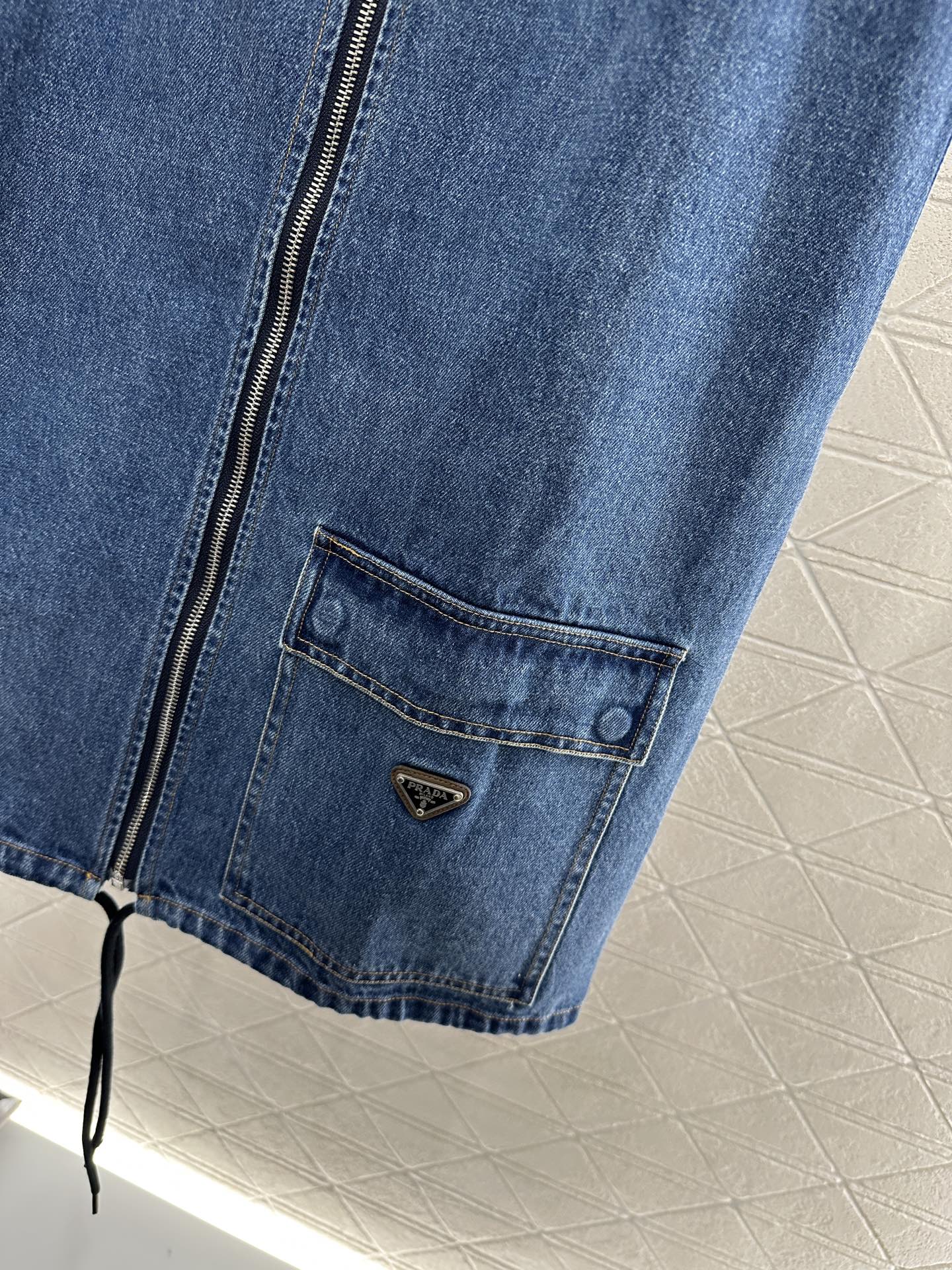 2025 new product Denim vest skirt