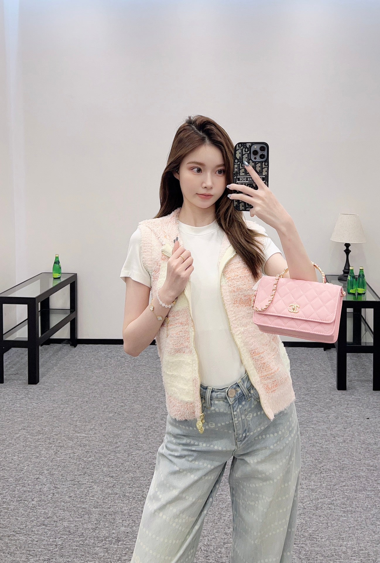 2025 new product Hooded knitted vest