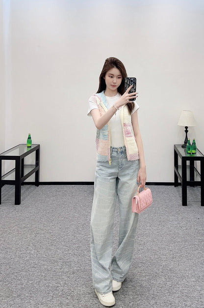 2025 new product Hooded knitted vest