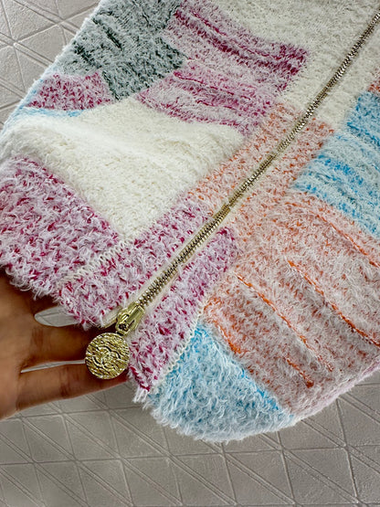 2025 new product Hooded knitted vest