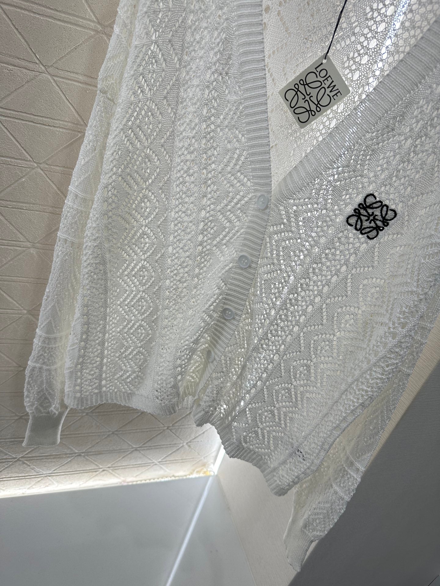 2025 new product Hollow cardigan and skirt set