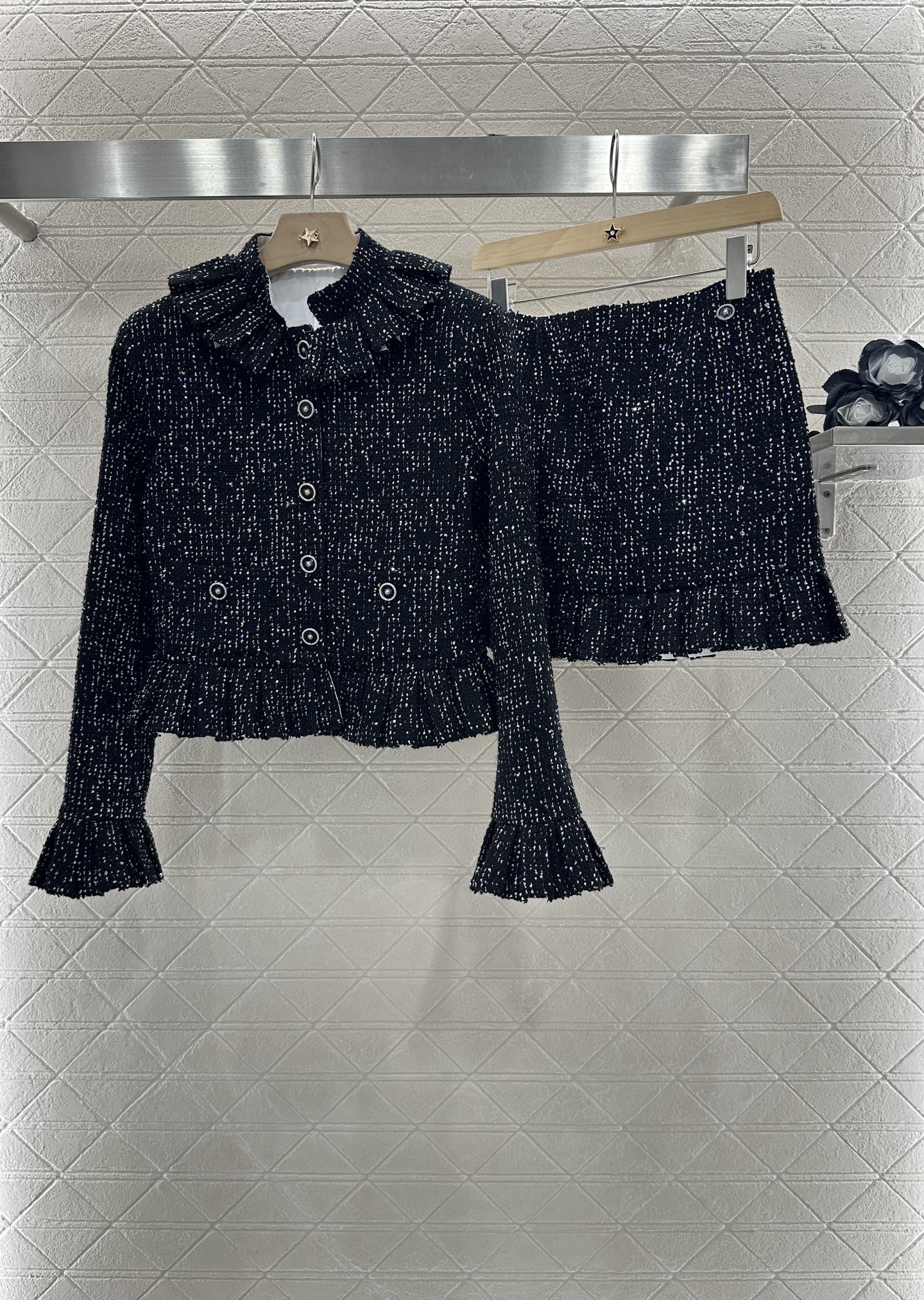 2025 new product Lapel skirt suit