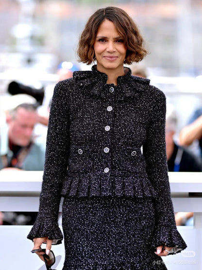 2025 new product Lapel skirt suit