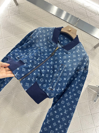 2025 new arrivals Denim jacket and skirt set