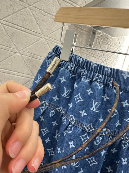 2025 new arrivals Denim jacket and skirt set