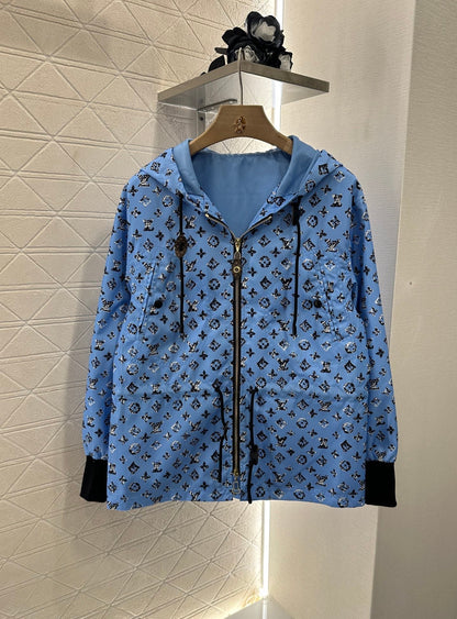 New Arrival Hooded Jacket and Shorts Set