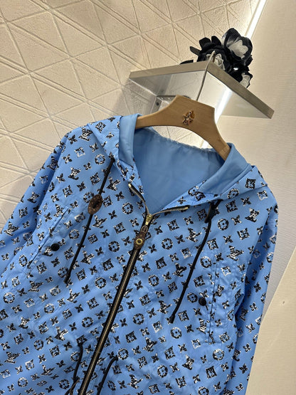 New Arrival Hooded Jacket and Shorts Set