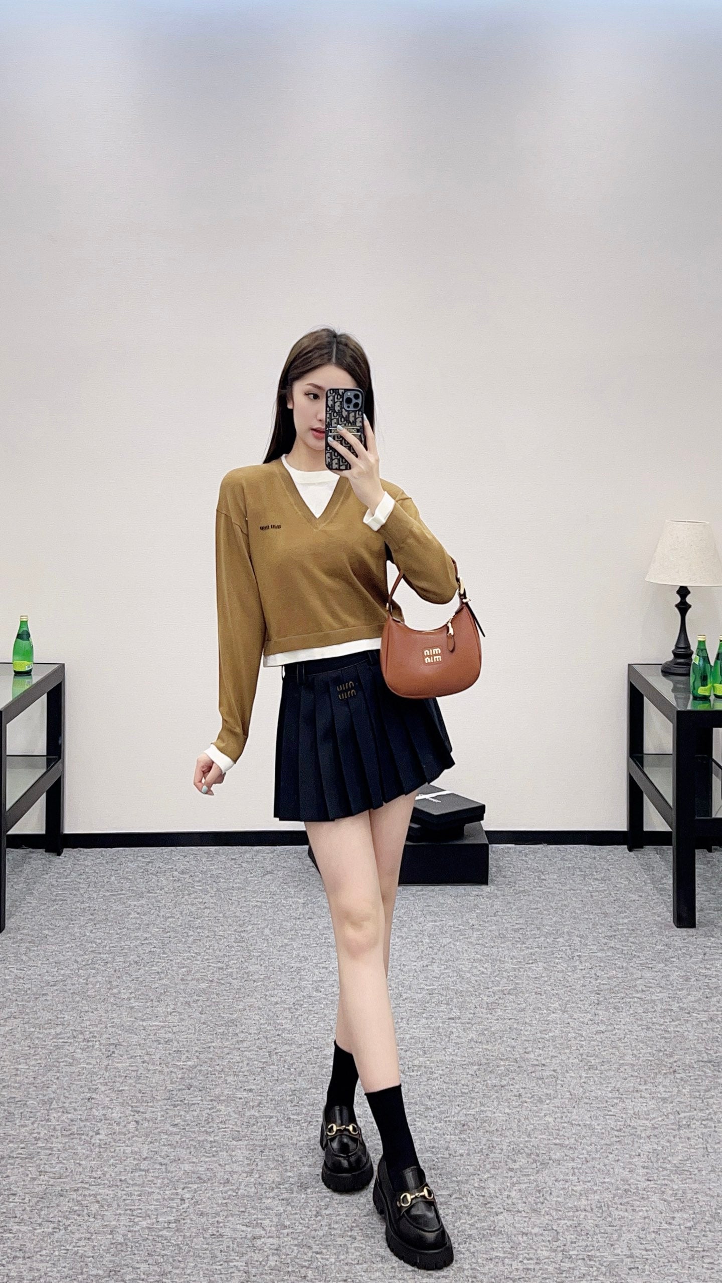 2025 new product Knitted long-sleeved sweater