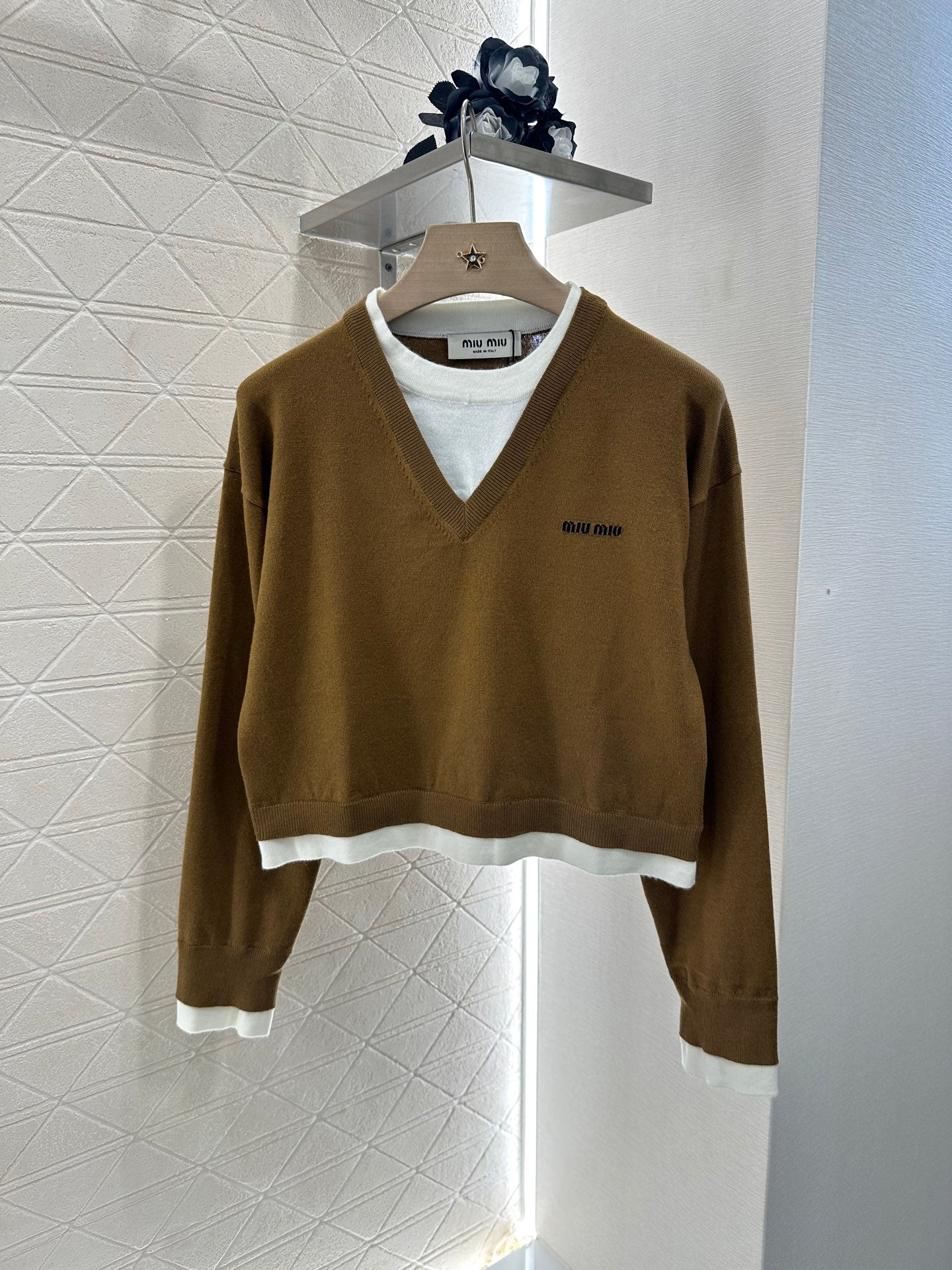 2025 new product Knitted long-sleeved sweater