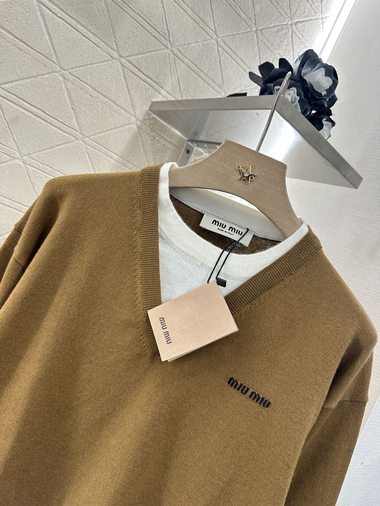 2025 new product Knitted long-sleeved sweater