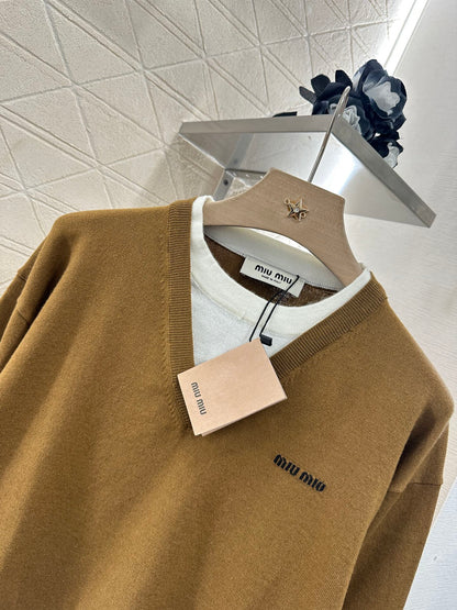 2025 new product Knitted long-sleeved sweater