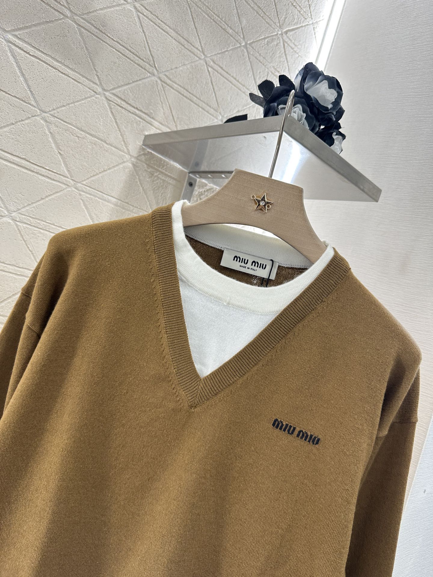 2025 new product Knitted long-sleeved sweater