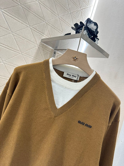 2025 new product Knitted long-sleeved sweater