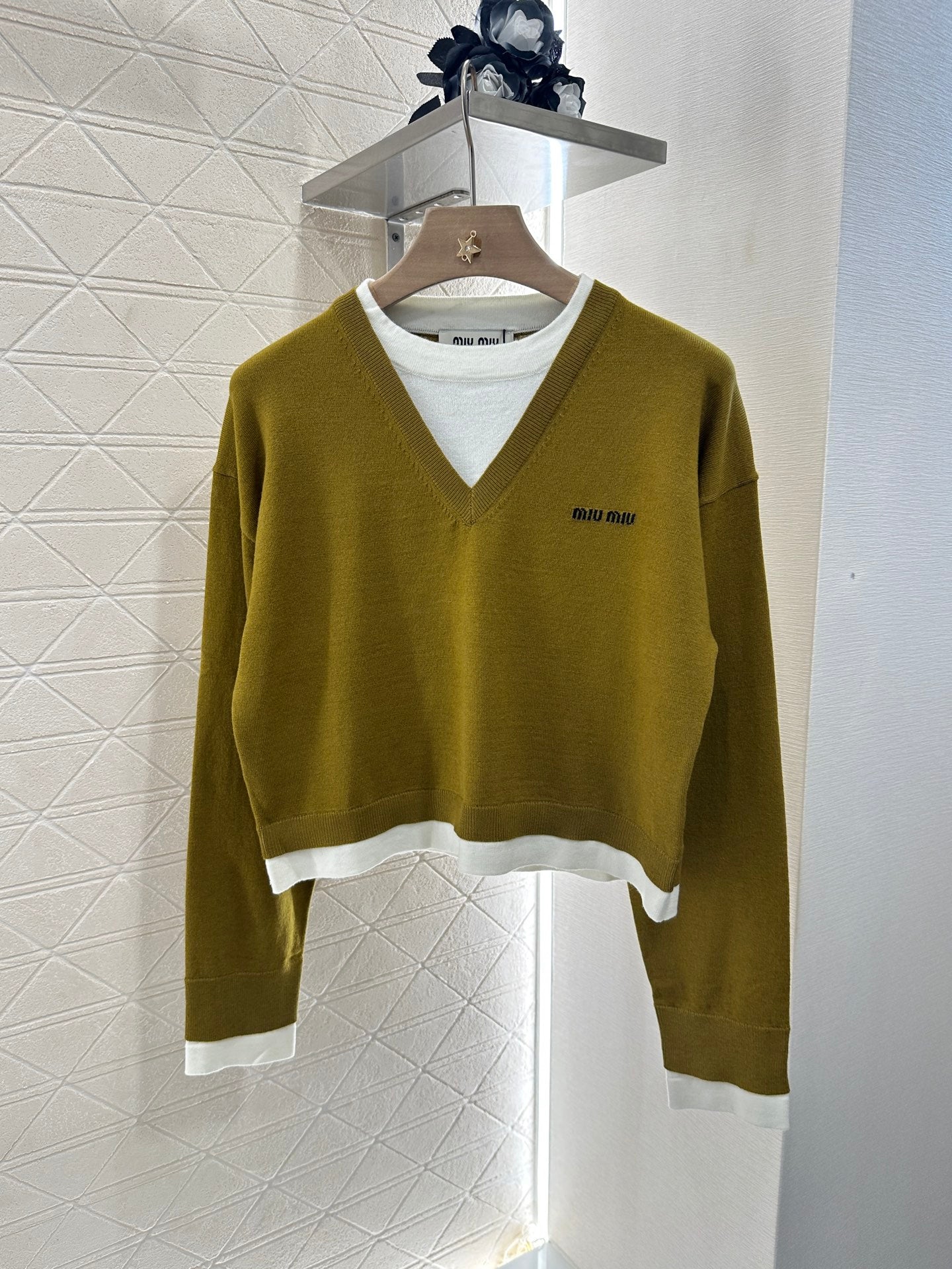 2025 new product Knitted long-sleeved sweater
