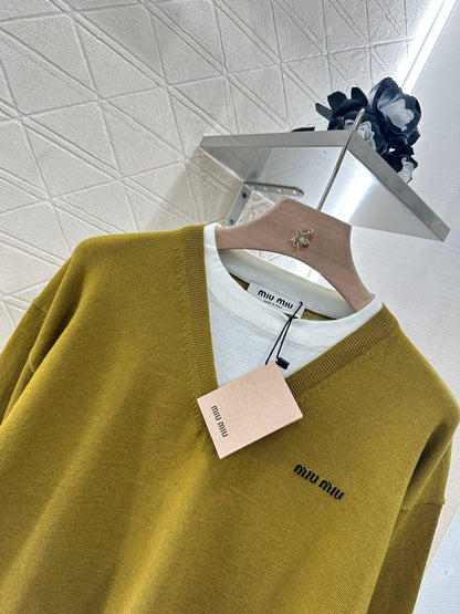 2025 new product Knitted long-sleeved sweater