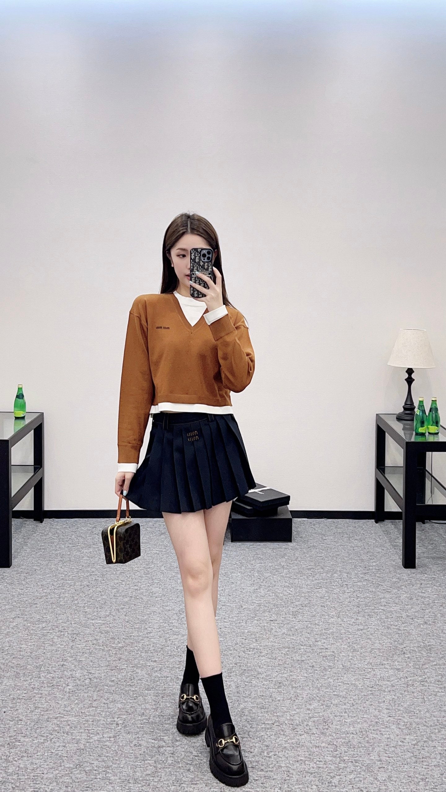 2025 new product Knitted long-sleeved sweater