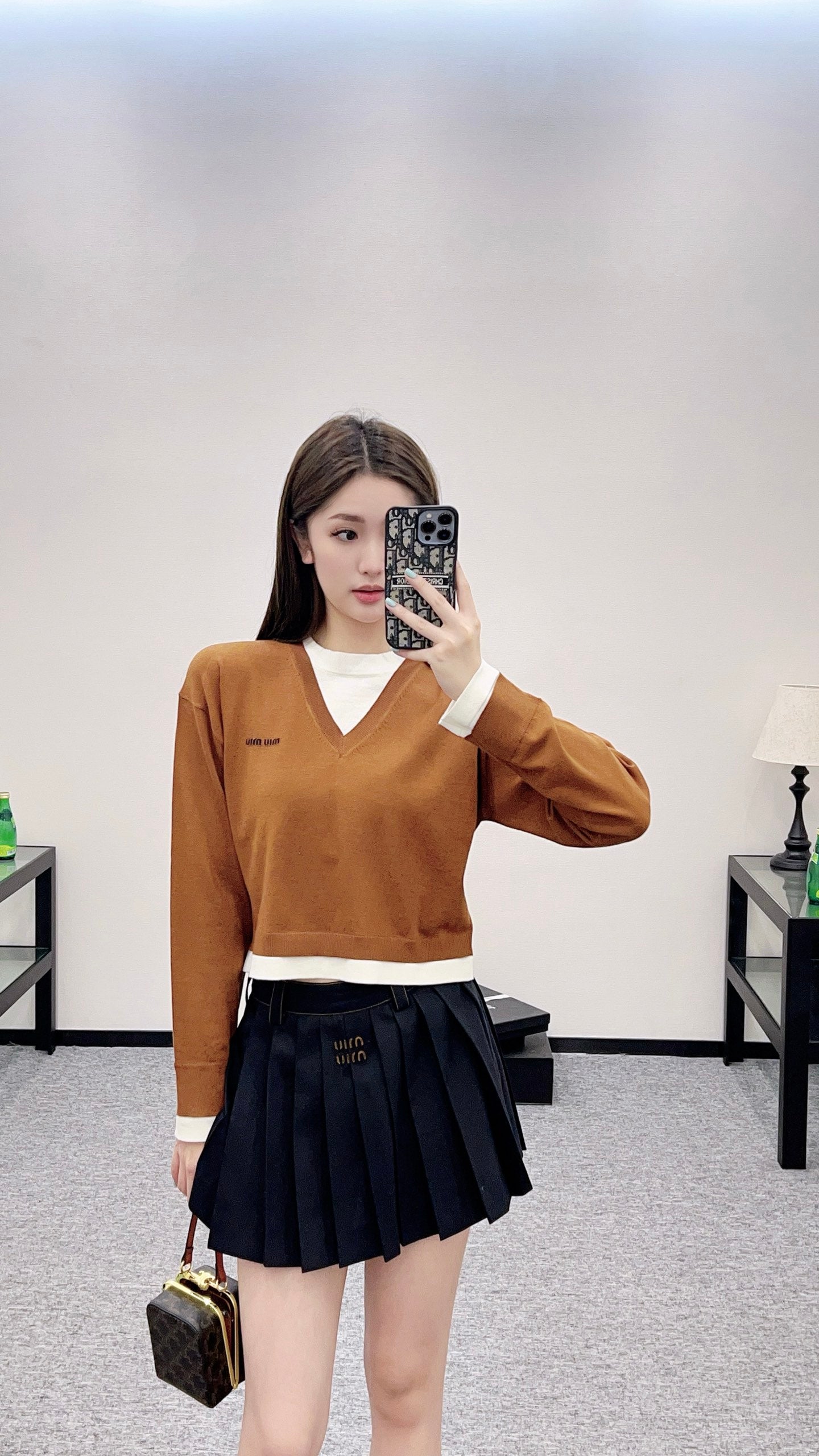 2025 new product Knitted long-sleeved sweater