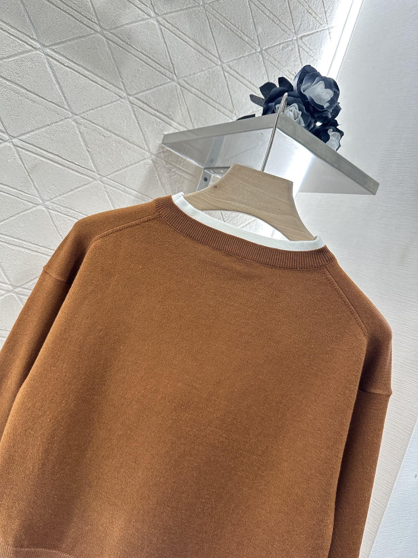 2025 new product Knitted long-sleeved sweater
