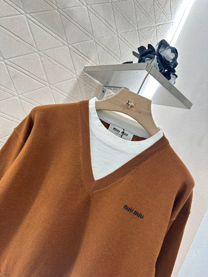 2025 new product Knitted long-sleeved sweater