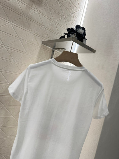 2025 new product Round neck printed T-shirt