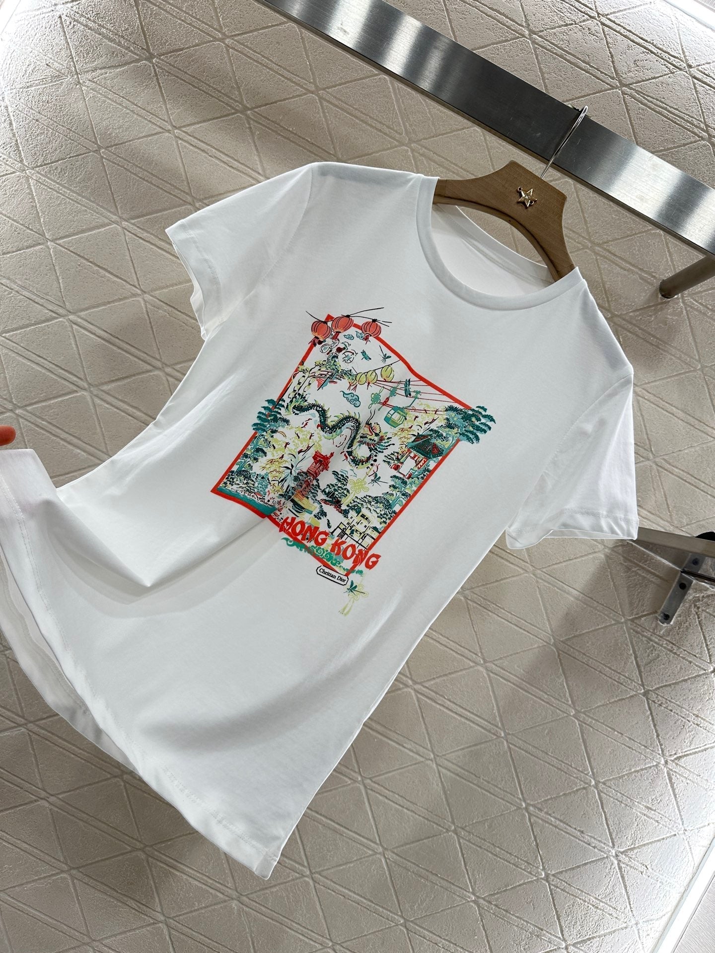 2025 new product Round neck printed T-shirt