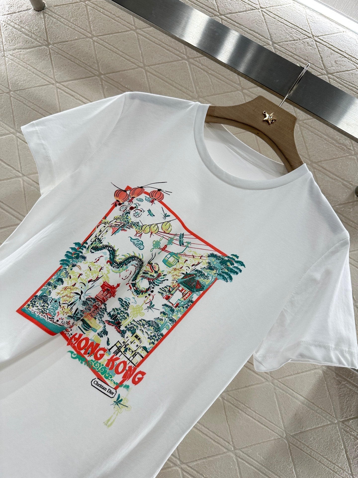 2025 new product Round neck printed T-shirt