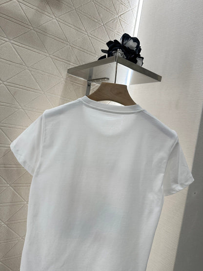 2025 new product Round neck printed T-shirt