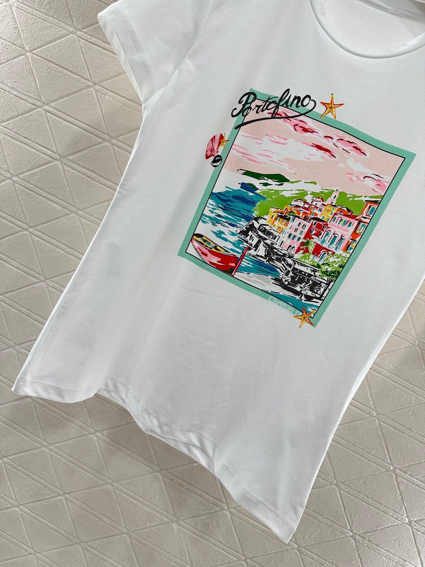 2025 new product Round neck printed T-shirt