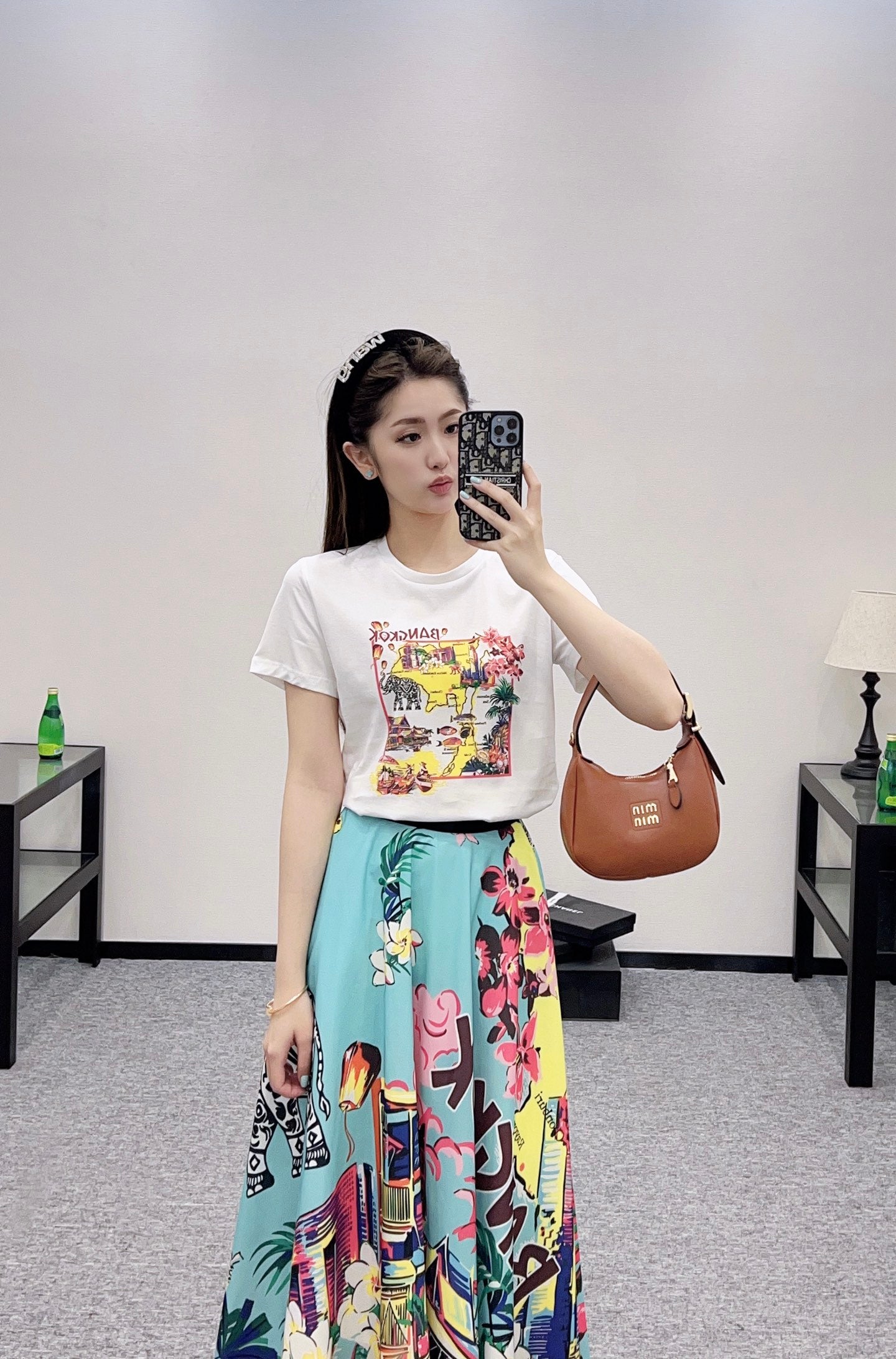 2025 new product Round neck printed T-shirt