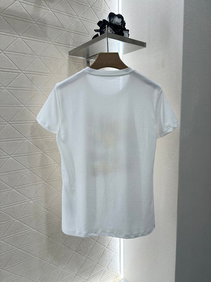 2025 new product Round neck printed T-shirt