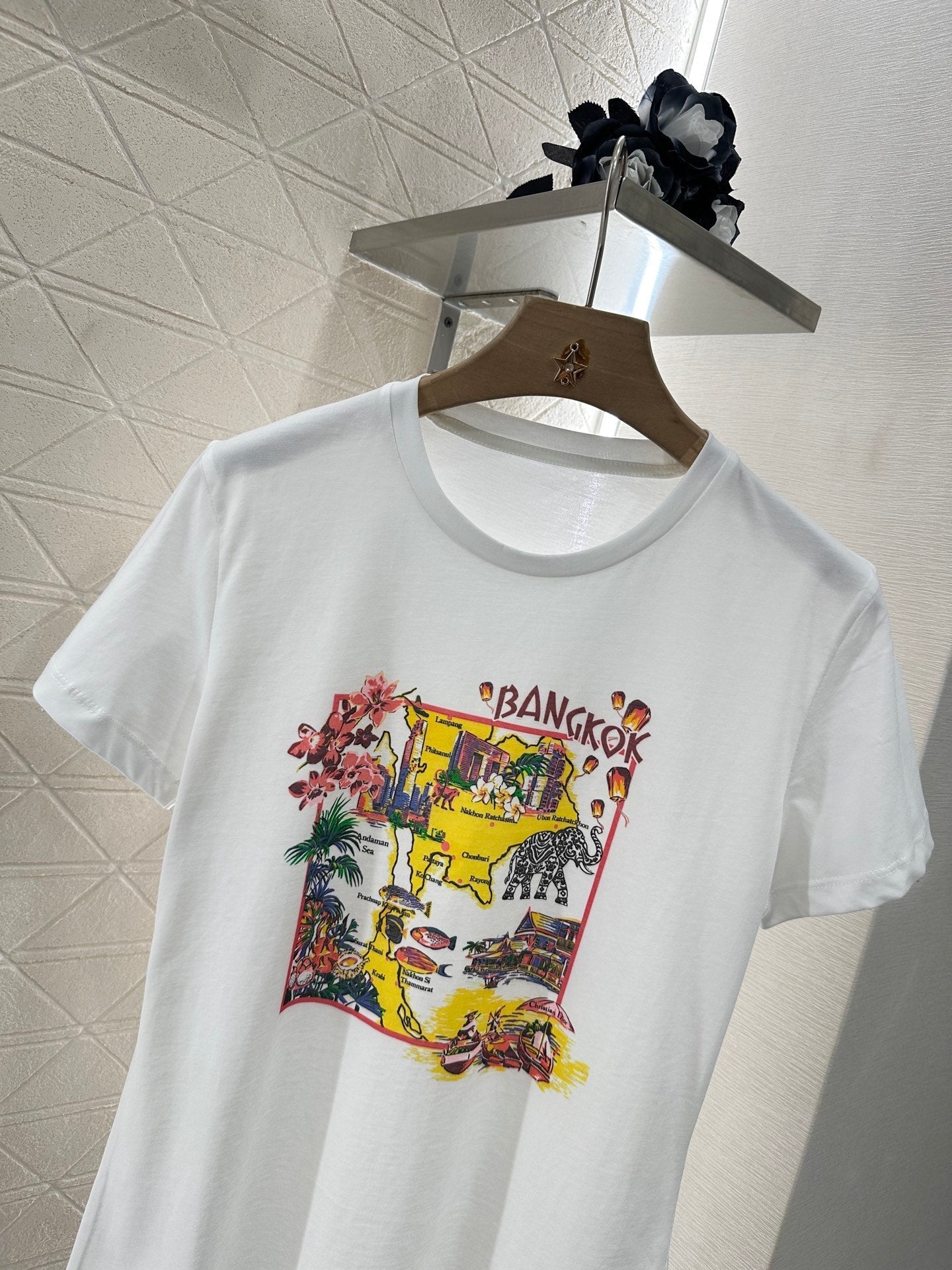 2025 new product Round neck printed T-shirt