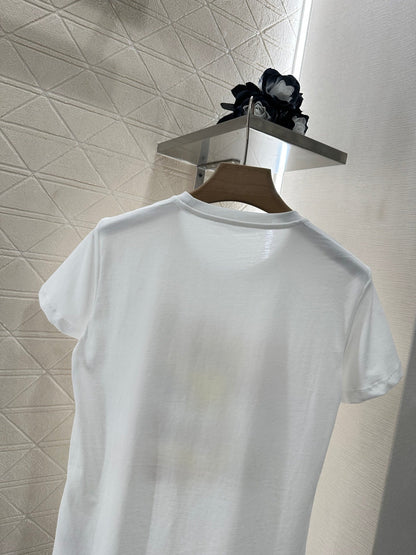 2025 new product Round neck printed T-shirt