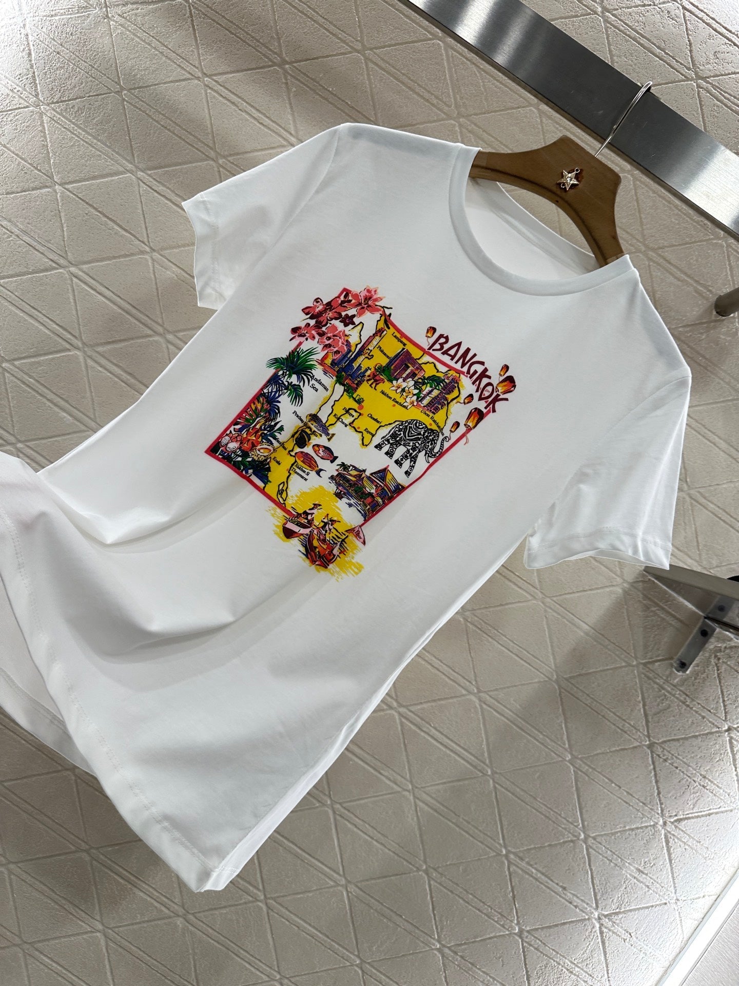 2025 new product Round neck printed T-shirt