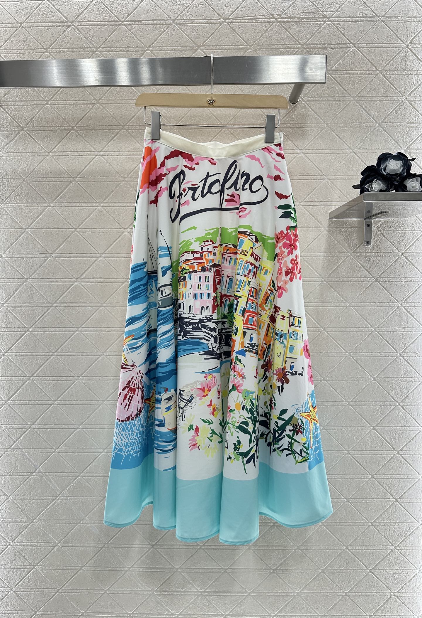 2025 new product Printed skirt