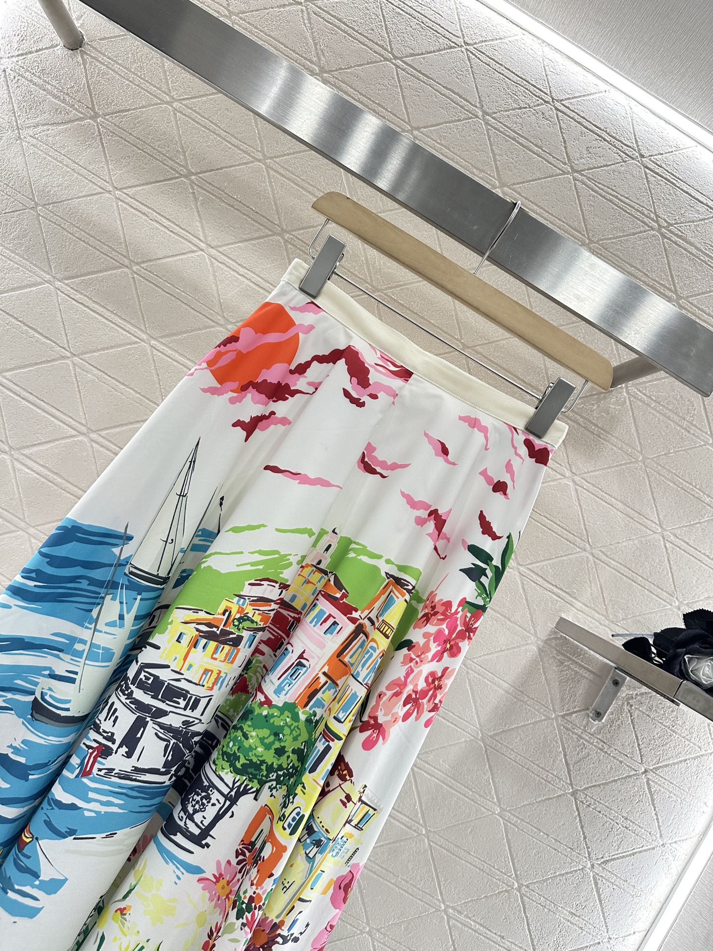 2025 new product Printed skirt