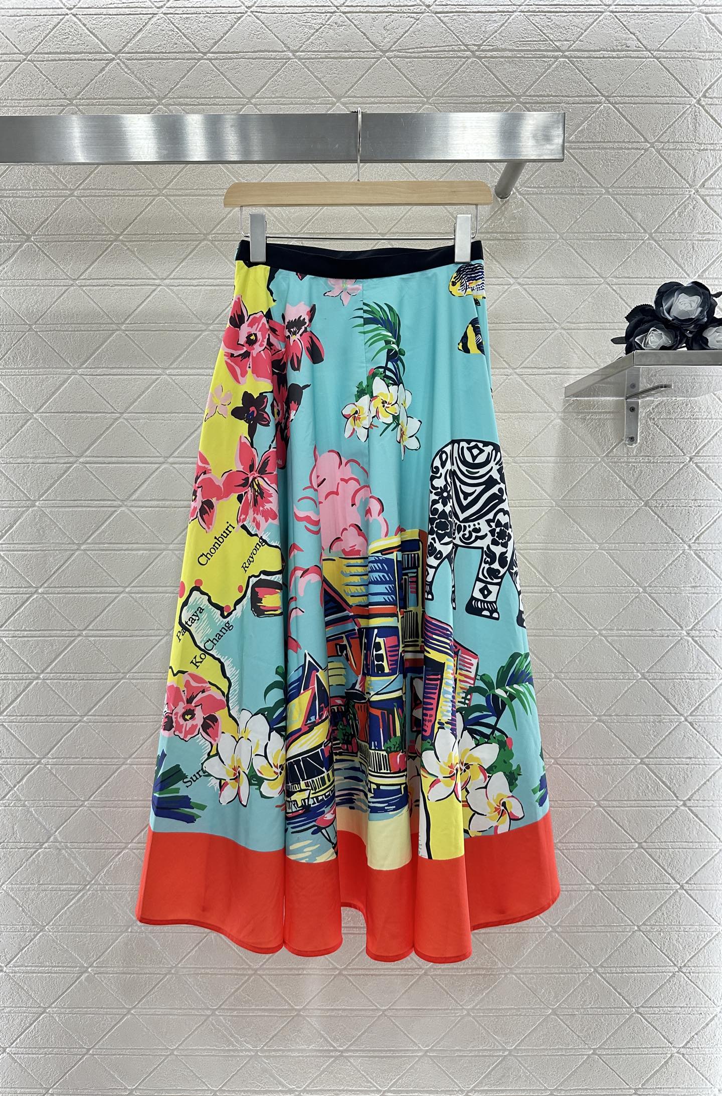 2025 new product Printed skirt