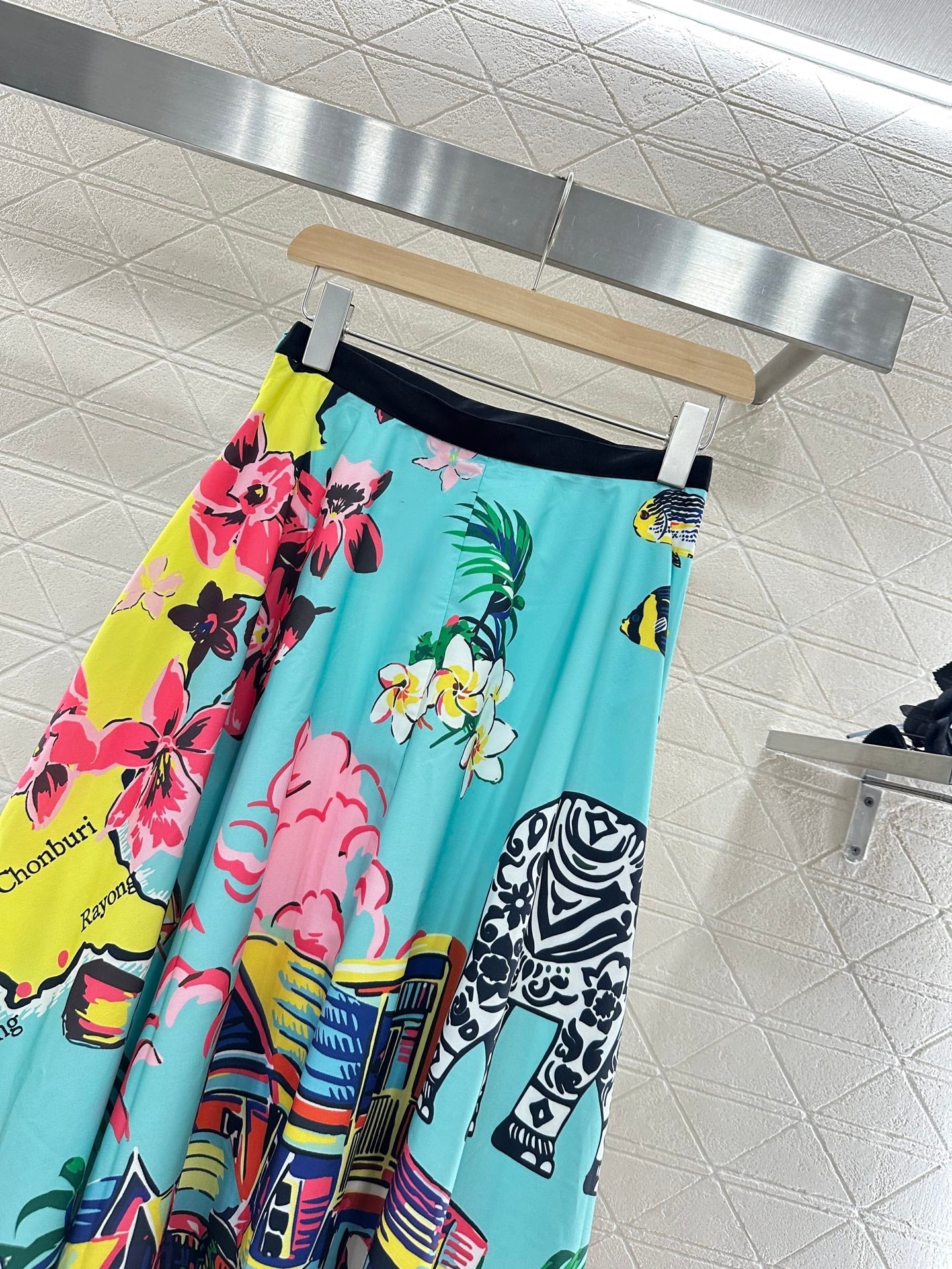 2025 new product Printed skirt