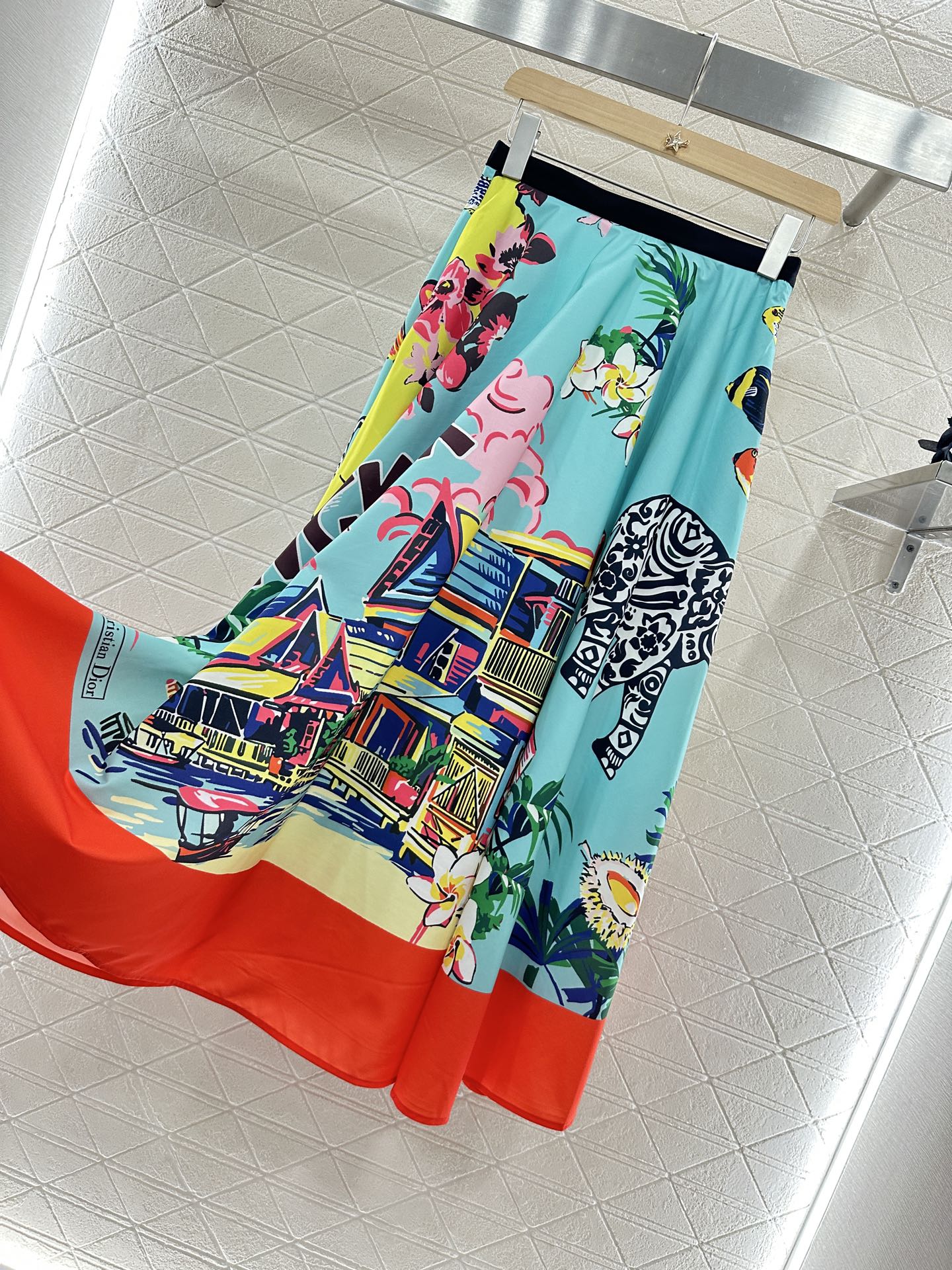 2025 new product Printed skirt