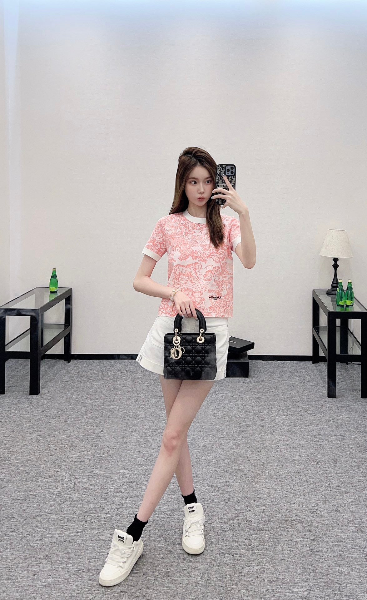 2025 new product Jacquard knitted short sleeves