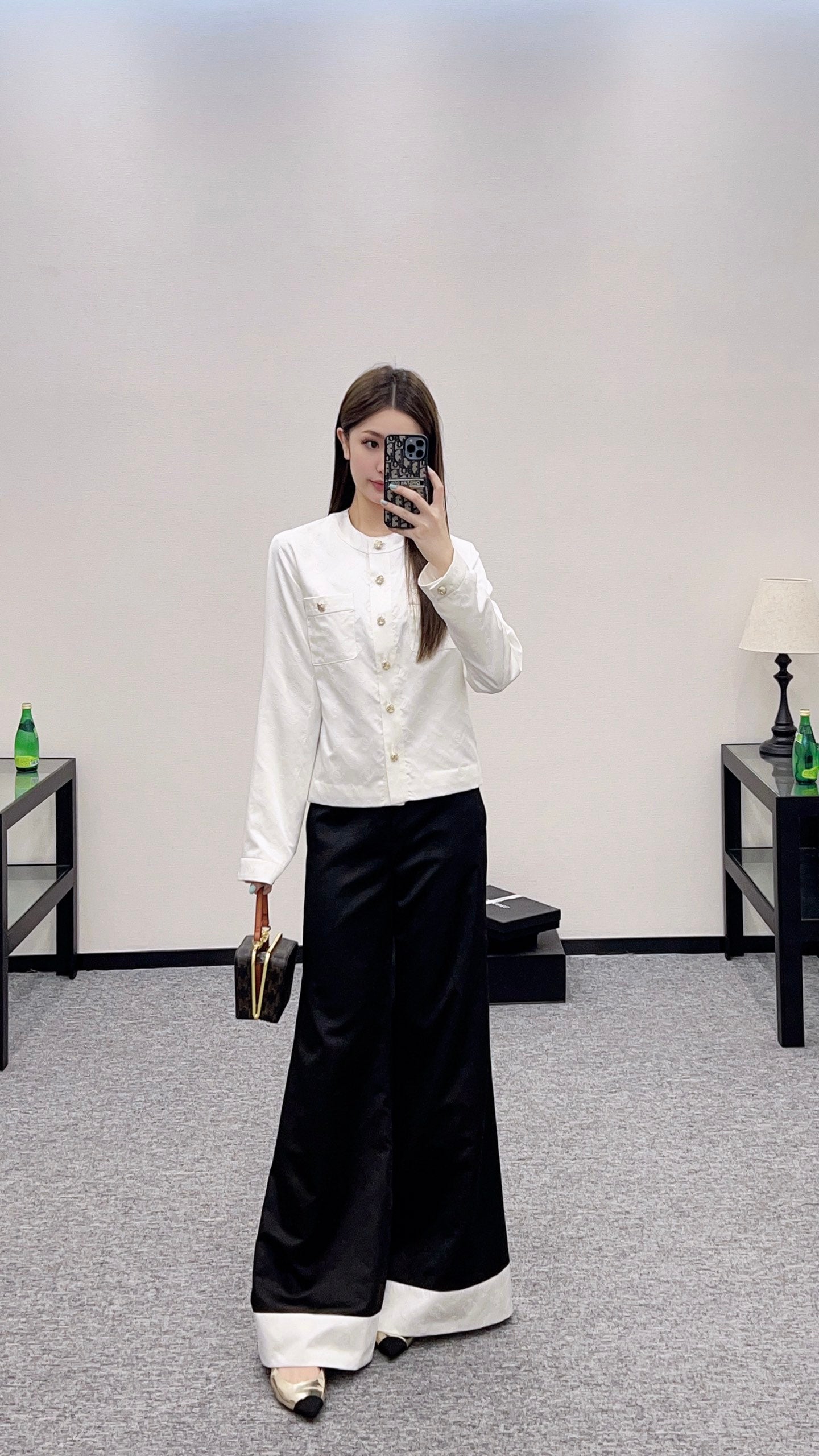 2025 new products Wide-leg flared trousers