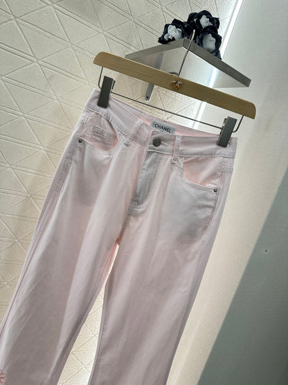 2025 new product Hollow embroidered jeans