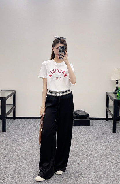 2025 new product Drawstring webbing trousers