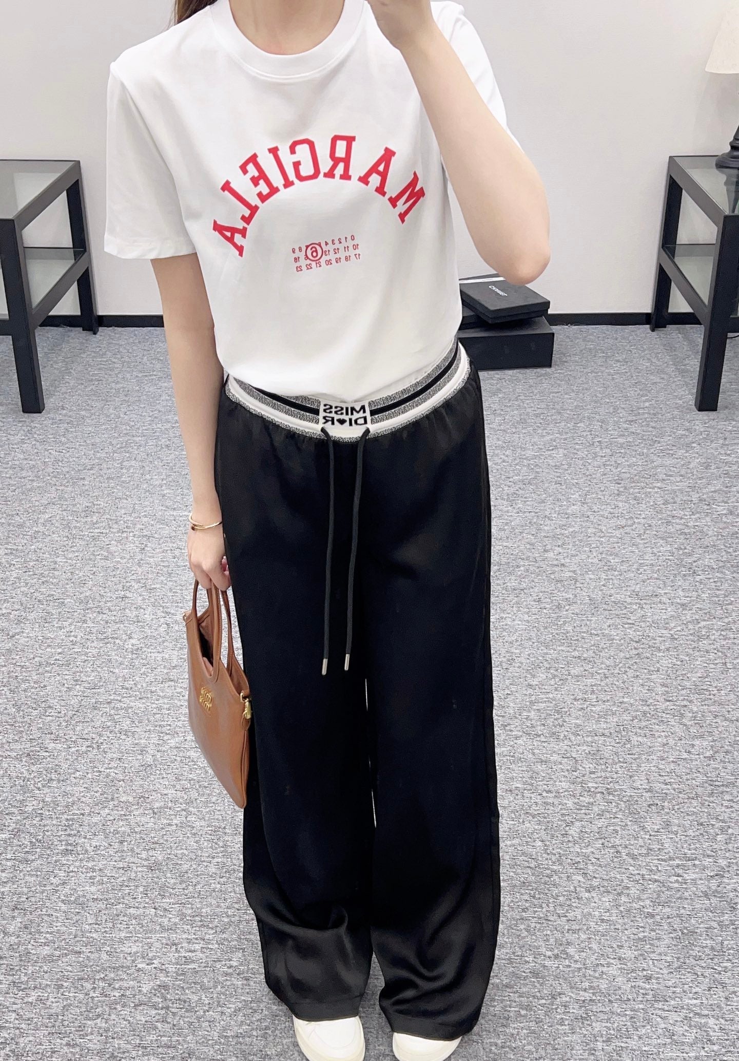 2025 new product Drawstring webbing trousers